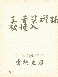 王者荣耀孙尚香被后入