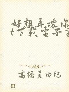 好想弄坏你txt下载电子书