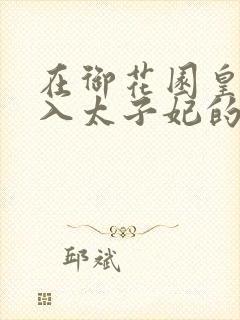 在御花园皇上进入太子妃的小说