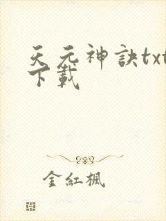 天元神诀txt下载
