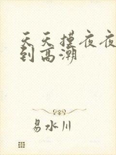 天天摸夜夜摸摸到高潮