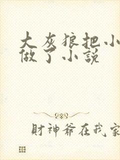 大灰狼把小红帽做了小说