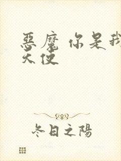 恶魔 你是我的天使