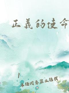 正义的使命小说