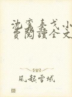 沈鸾秦戈小说免费阅读全文