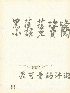 黑莲花攻略手册小说免费阅读