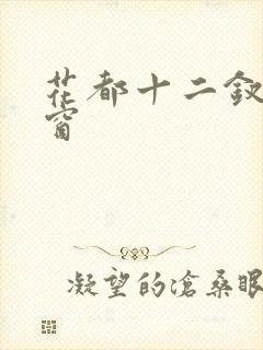 花都十二钗无弹窗