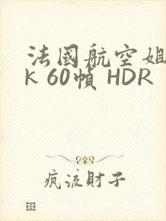 法国航空姐 4k 60帧 HDR