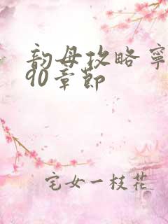 韵母攻略宁秋婉90章节