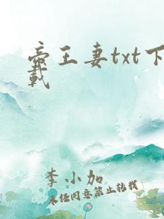 帝王妻txt下载