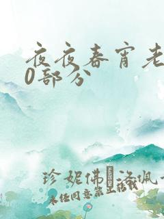 夜夜春宵老扒40部分
