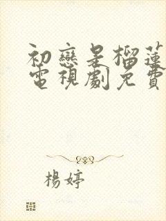 初恋是榴莲先生电视剧免费观看