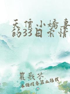 天价小娇妻总裁的33日索情