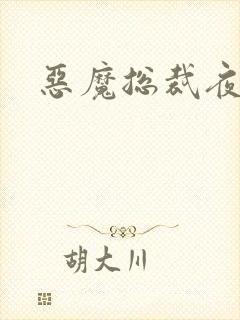 恶魔总裁夜锁爱