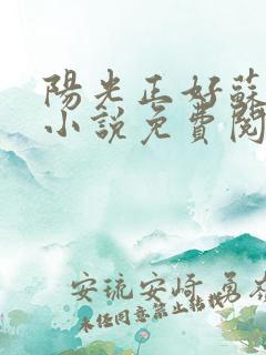 阳光正好苏玥玥小说免费阅读