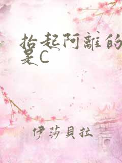 抬起阿离的腿就是C
