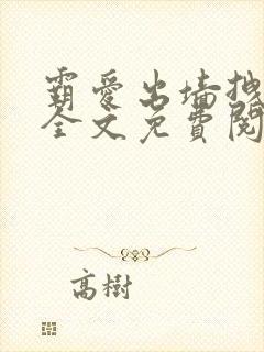 霸爱出墙拽公主全文免费阅读