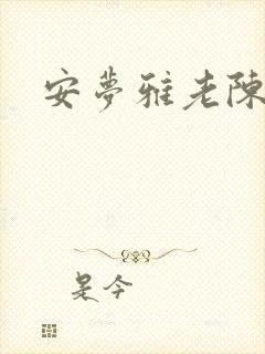 安梦雅老陈