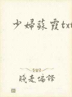 少妇苏霞txt