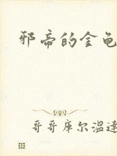 邪帝的金龟小宠