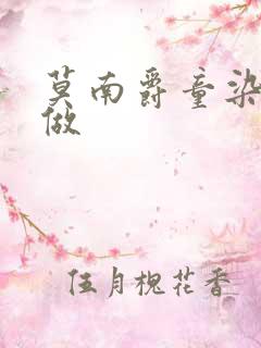 莫南爵童染飙车做