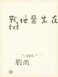 战地医生在都市txt