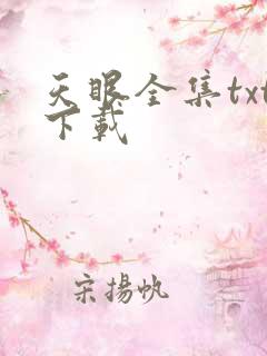 天眼全集txt下载