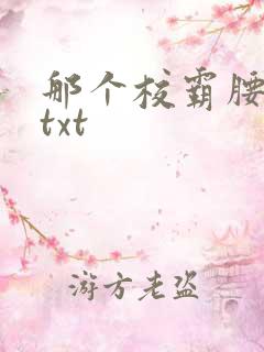那个校霸腰好软txt