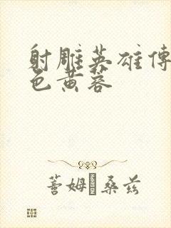 射雕英雄传之肉色黄蓉