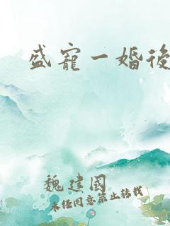 盛宠一婚后霸爱