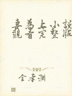 妻为上小说免费观看完整版笔趣阁