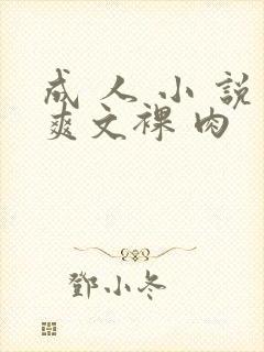 成 人 小 说爽文裸 肉