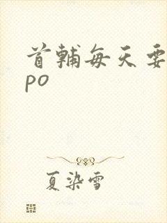 首辅每天要不够po