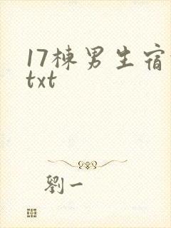 17栋男生宿舍txt