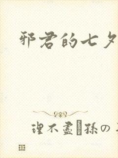 邪君的七夕皇妃