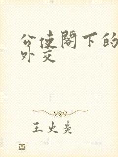 公使阁下的秘密外交