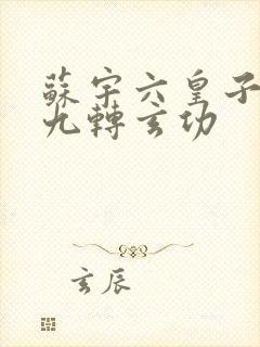 苏宇六皇子签到九转玄功