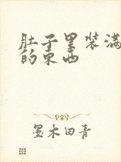 肚子里装满了他的东西