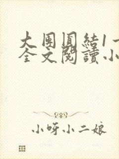 大团圆结1一6全文阅读小说