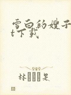 雪白的嫂子txt下载