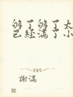 够了够了太多了已经满了小说