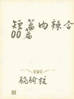 短篇肉辣合集500篇