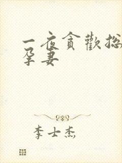 一夜贪欢总裁幸孕妻