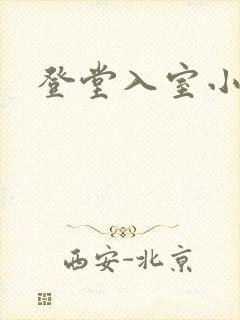 登堂入室小说