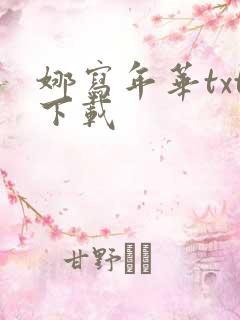 娜写年华txt下载