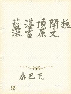 蓝湛顶开魏婴的深处原文