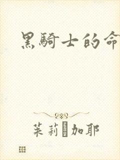黑骑士的命令