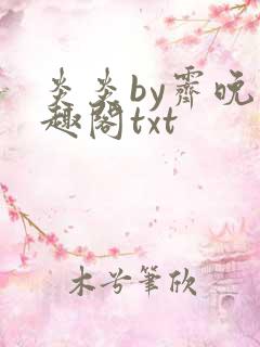 炎炎by霁晚笔趣阁txt