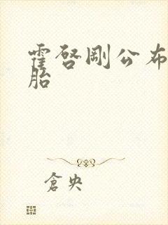 霍启刚公布龙凤胎