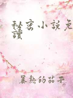 秘密小说免费阅读